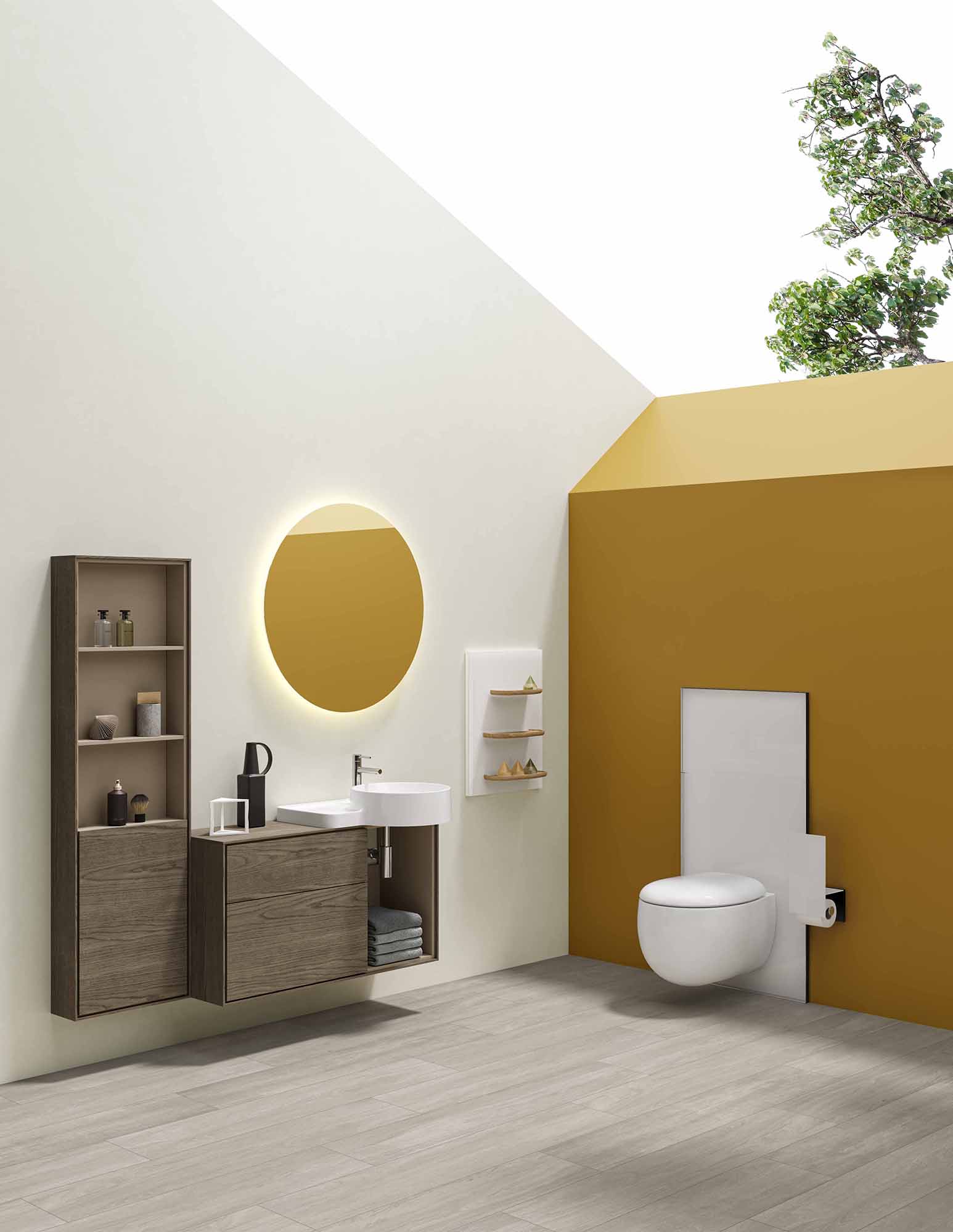 VOYAGE Mensola bagno in legno By VitrA Bathrooms